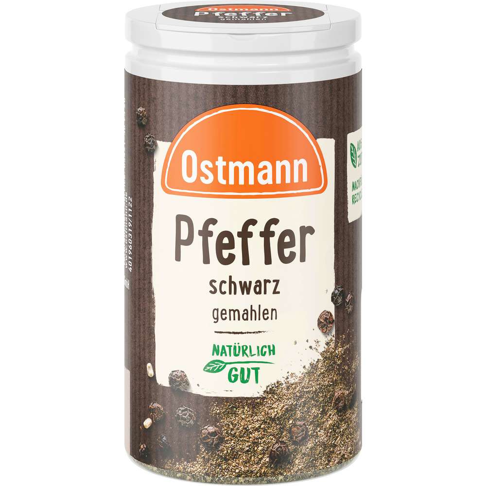 Produktabbildung Ostmann Pfeffer schwarz, gemahlen