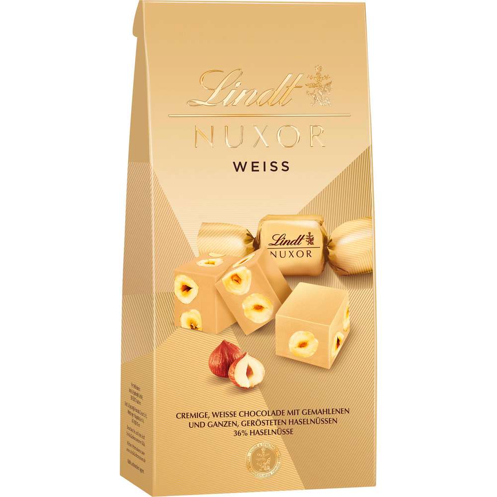 Produktabbildung Lindt Pralinen Beutel Nuxor, weiß