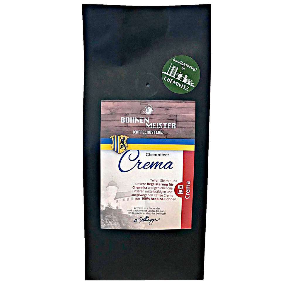 Produktabbildung Bohnenmeister Kaffeerösterei Chemnitzer Kaffee Crema