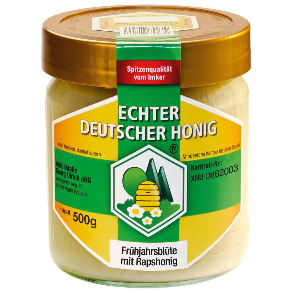 Produktabbildung Echter Deutscher Honig Frühjahresblüte und Rapshonig, cremig