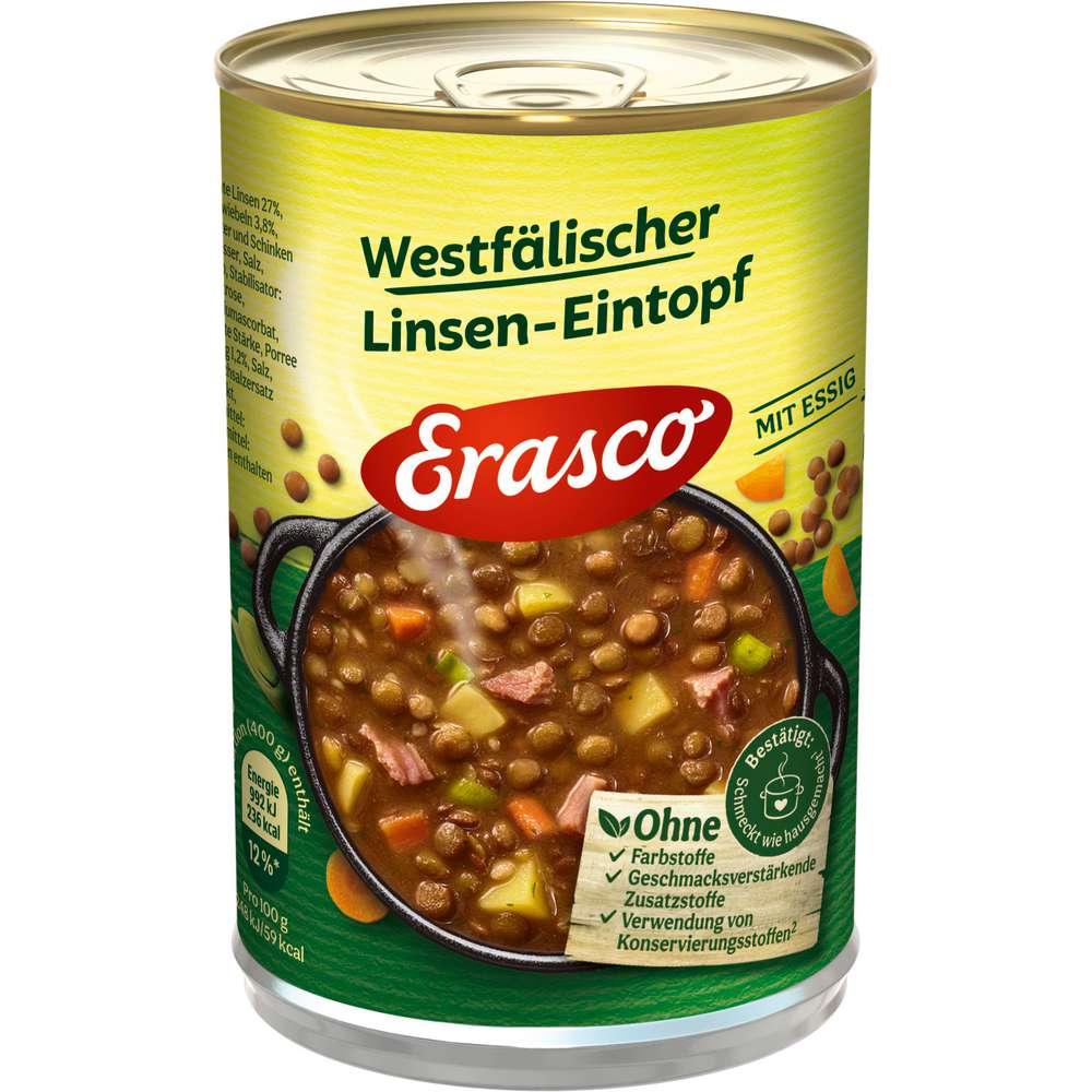 Produktabbildung Erasco Westfälischer Linsen-Eintopf mit Essig