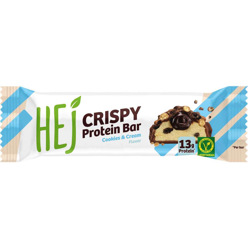 Produktabbildung hej Protein Bar Crispy Cookies & Cream
