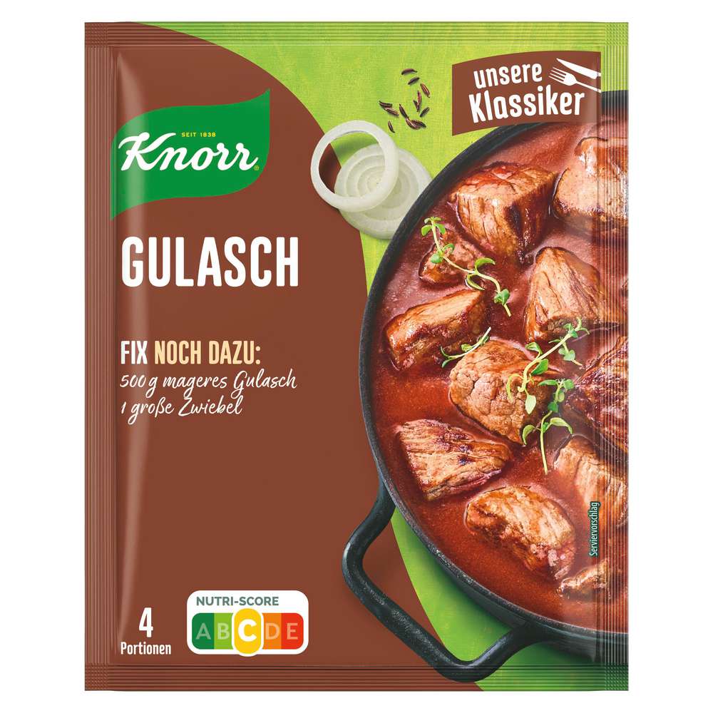 Produktabbildung Knorr Fix-Gewürzmischung, Gulasch