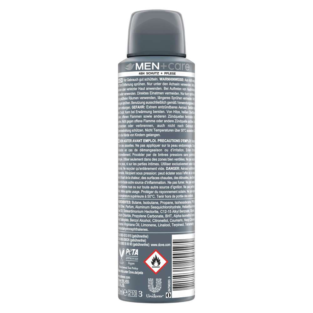 Produktabbildung Dove Deospray Men+Care Clean Comfort