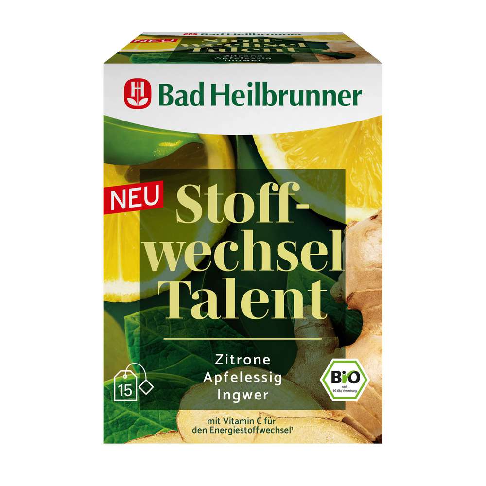 Produktabbildung Bad Heilbrunner Bio Tee Naturkraft, Stoffwechsel Talent