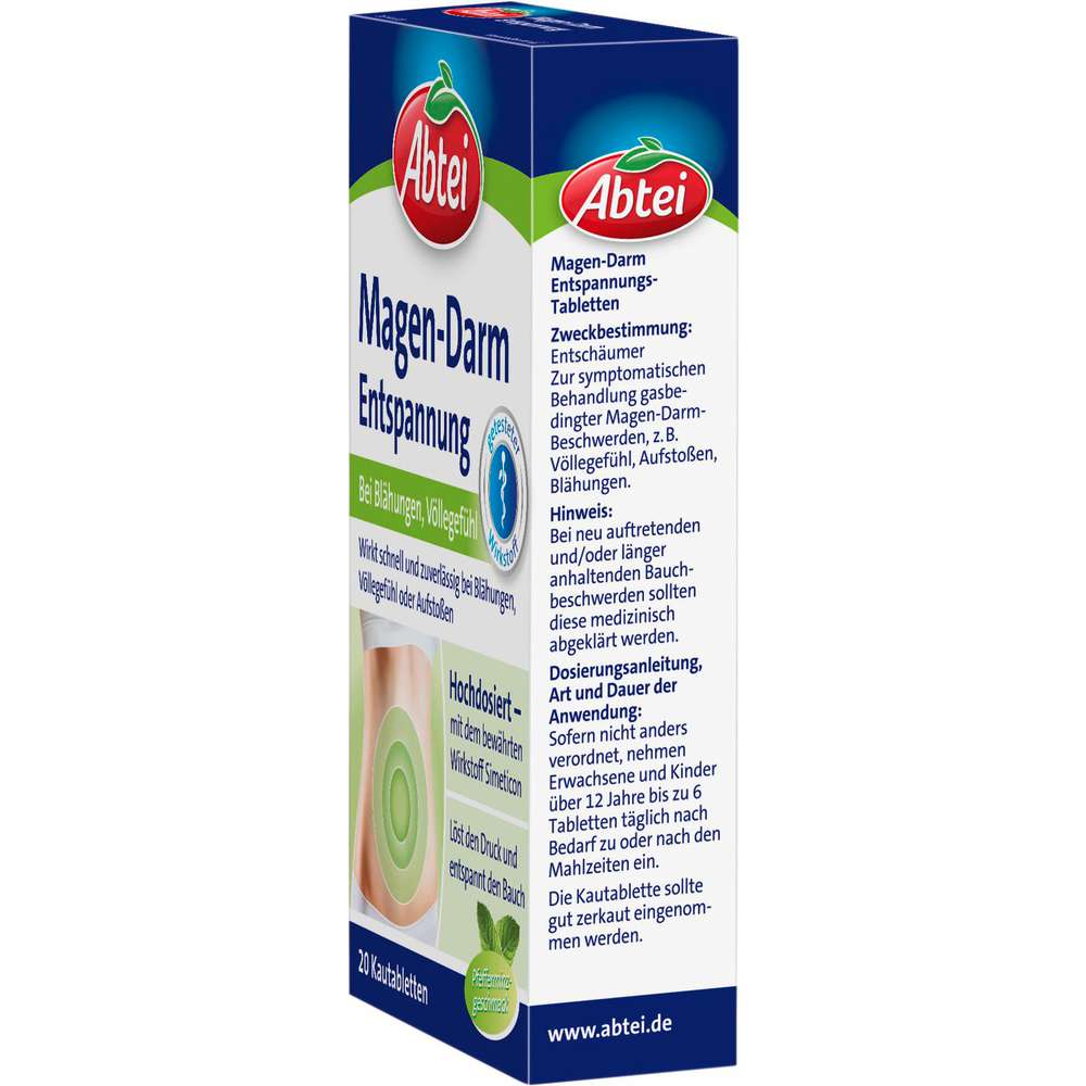 Produktabbildung Abtei Magen-Darm Entspannung, bei Blähungen, Völlegefühl
