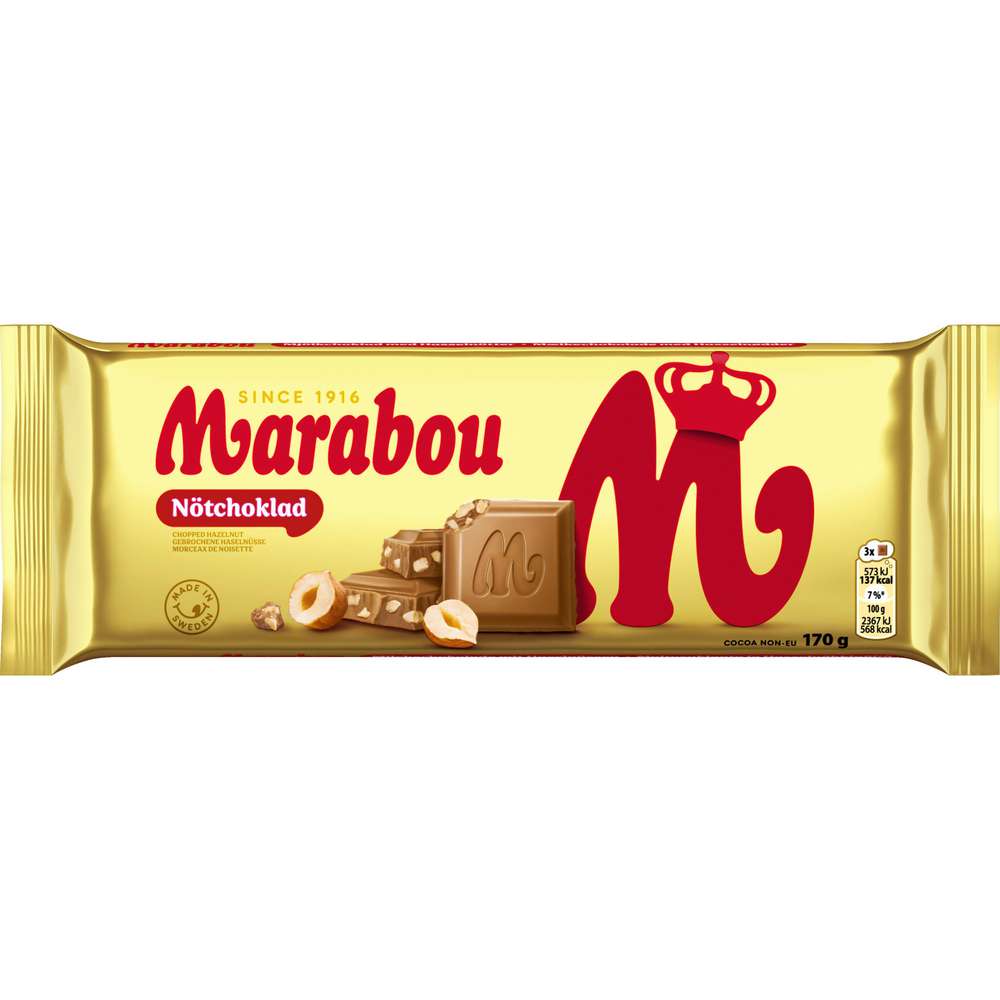 Produktabbildung Marabou Tafelschokolade Vollmilch-Nuss