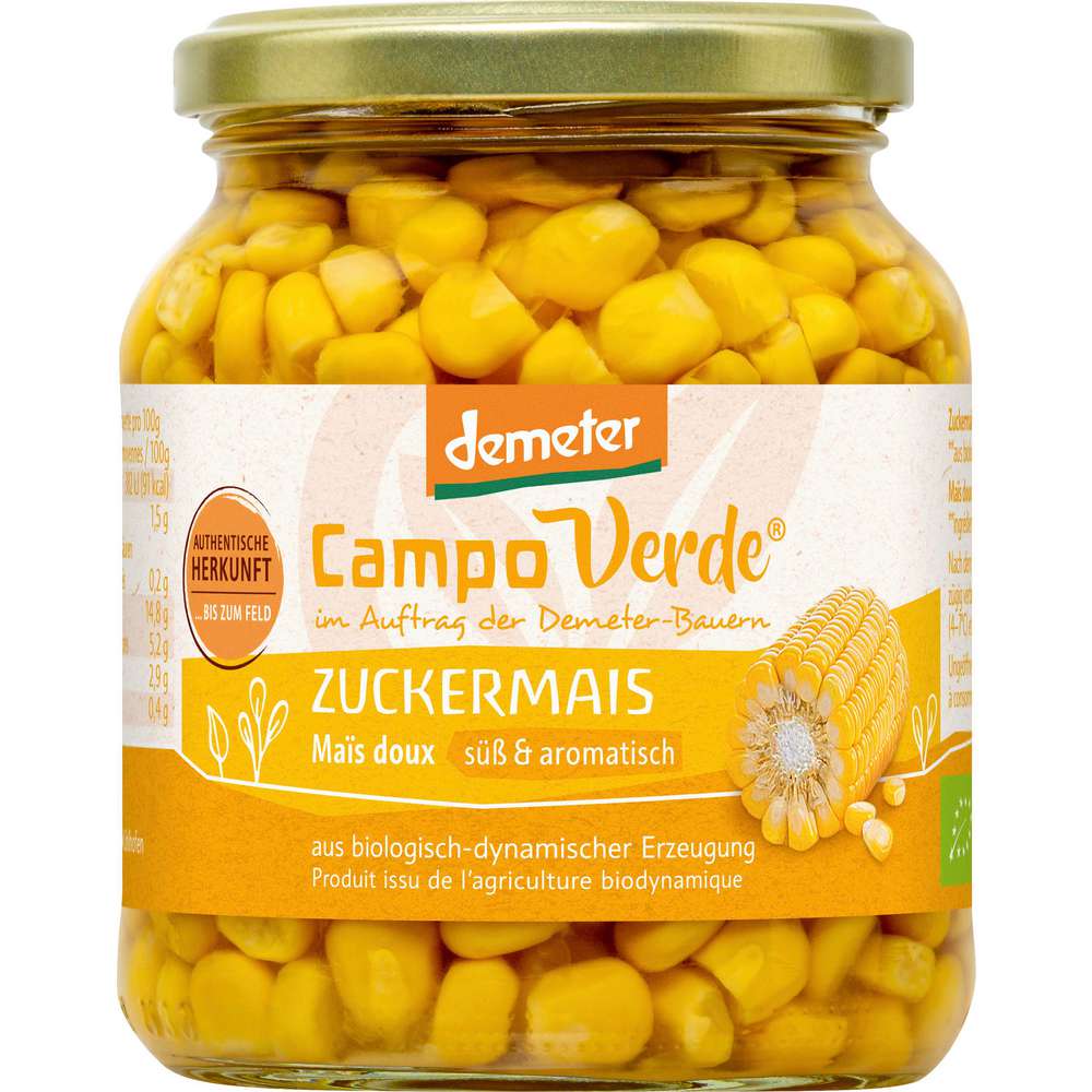 Produktabbildung Campo Verde Zuckermais, süß & aromatisch