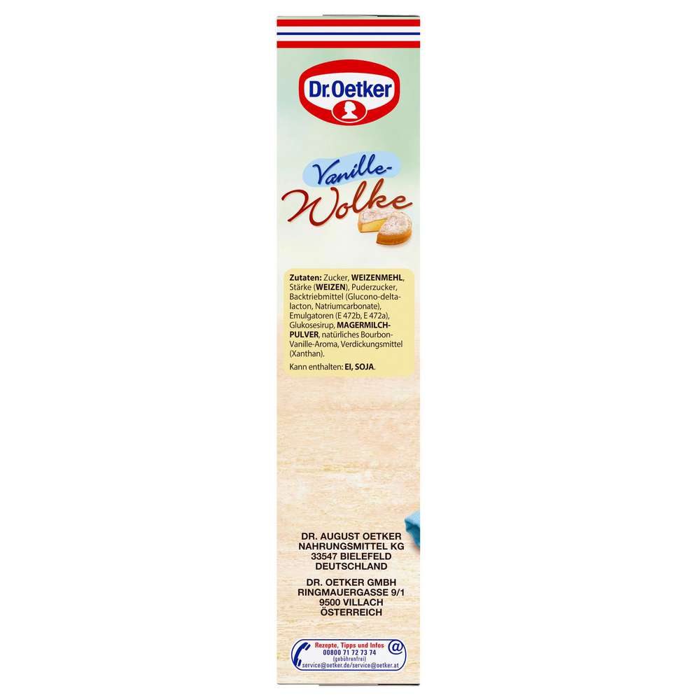 Produktabbildung Dr. Oetker Backmischung Wolke, Rührkuchen Vanille