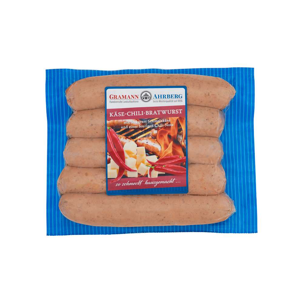 Produktabbildung Gramann & Ahrberg Bratwurst Käse-Chili