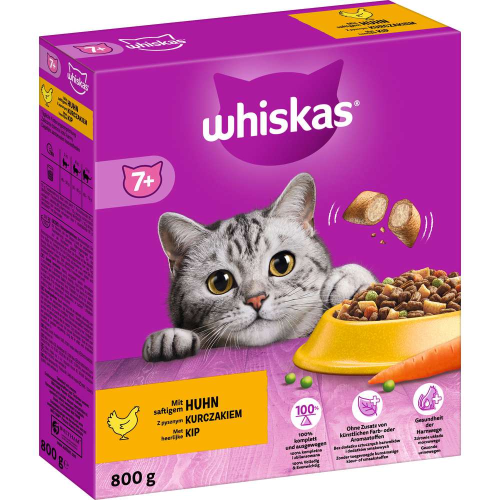 Produktabbildung Whiskas Katzen-Trockenfutter, Huhn