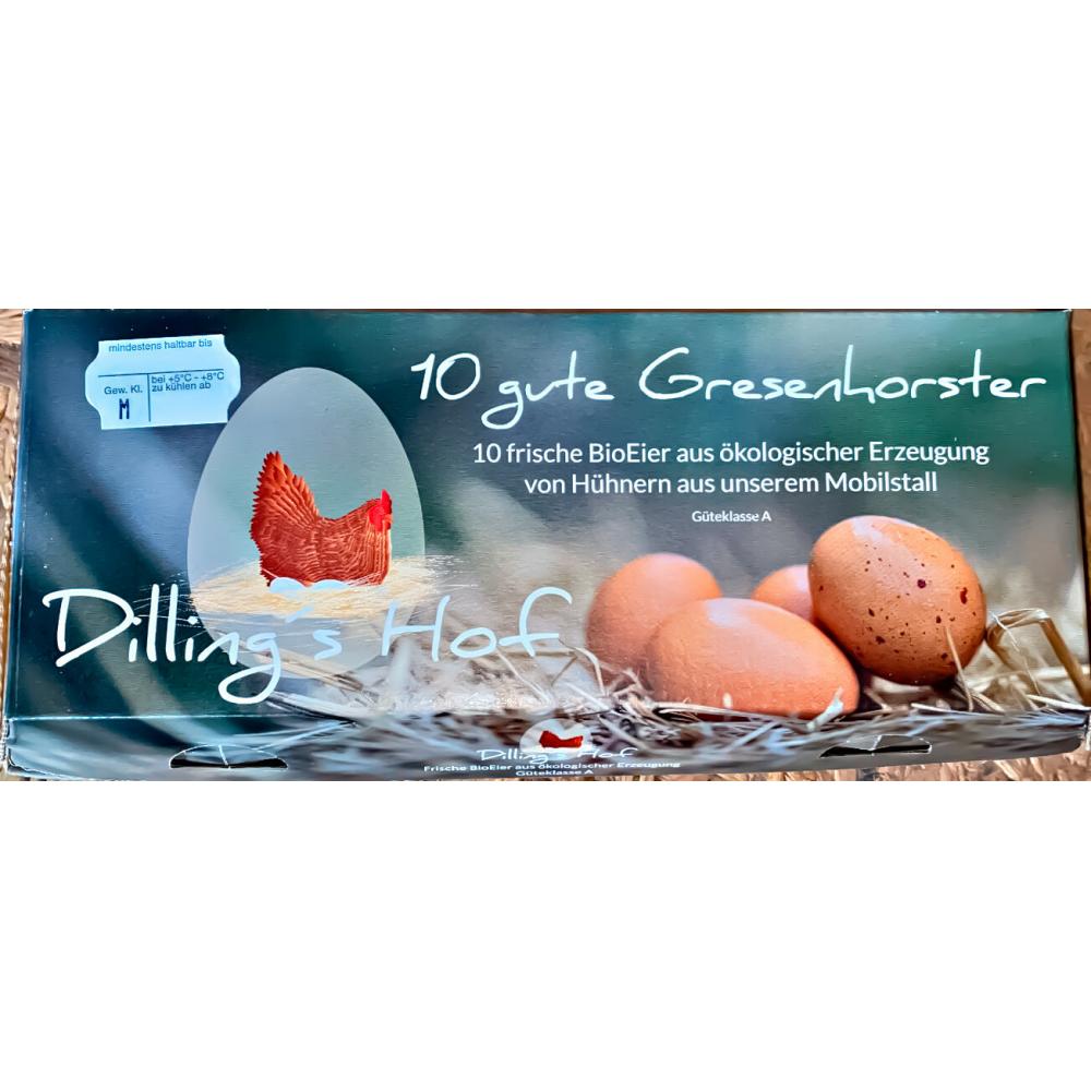 Produktabbildung keine Marke Dilling’s Hof  Bio-Eier, 10 Stück