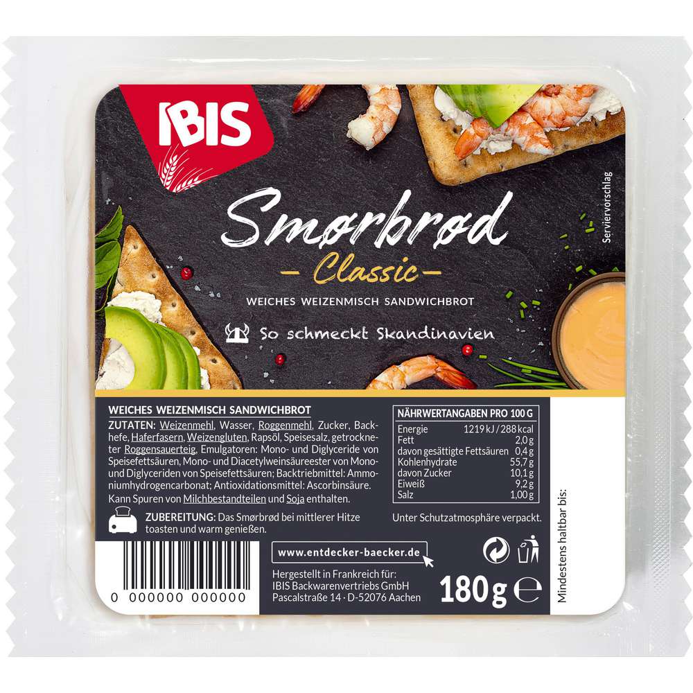 Produktabbildung Ibis Smørbrød, Classic