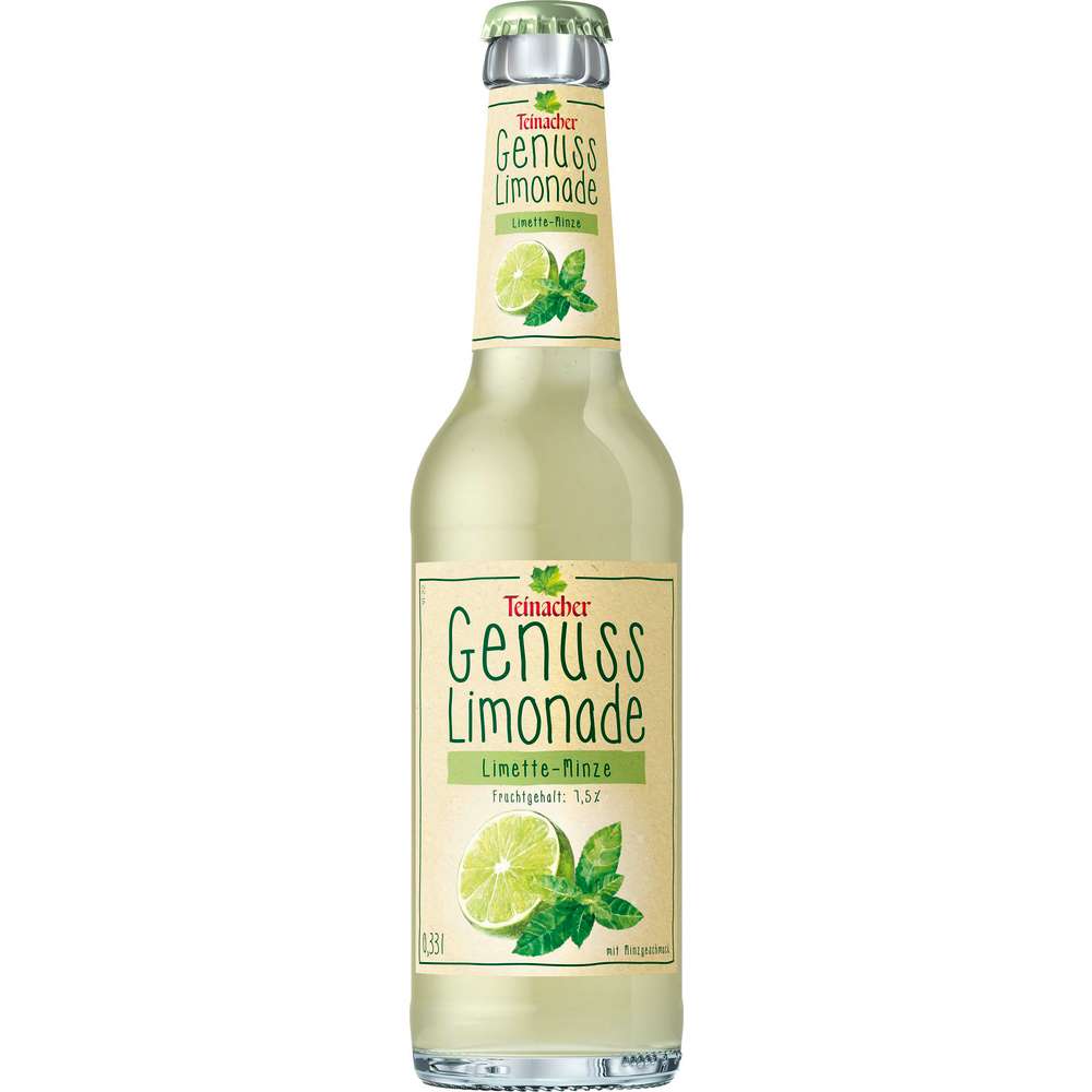 Produktabbildung Teinacher Genuss Limonade Limette-Minze