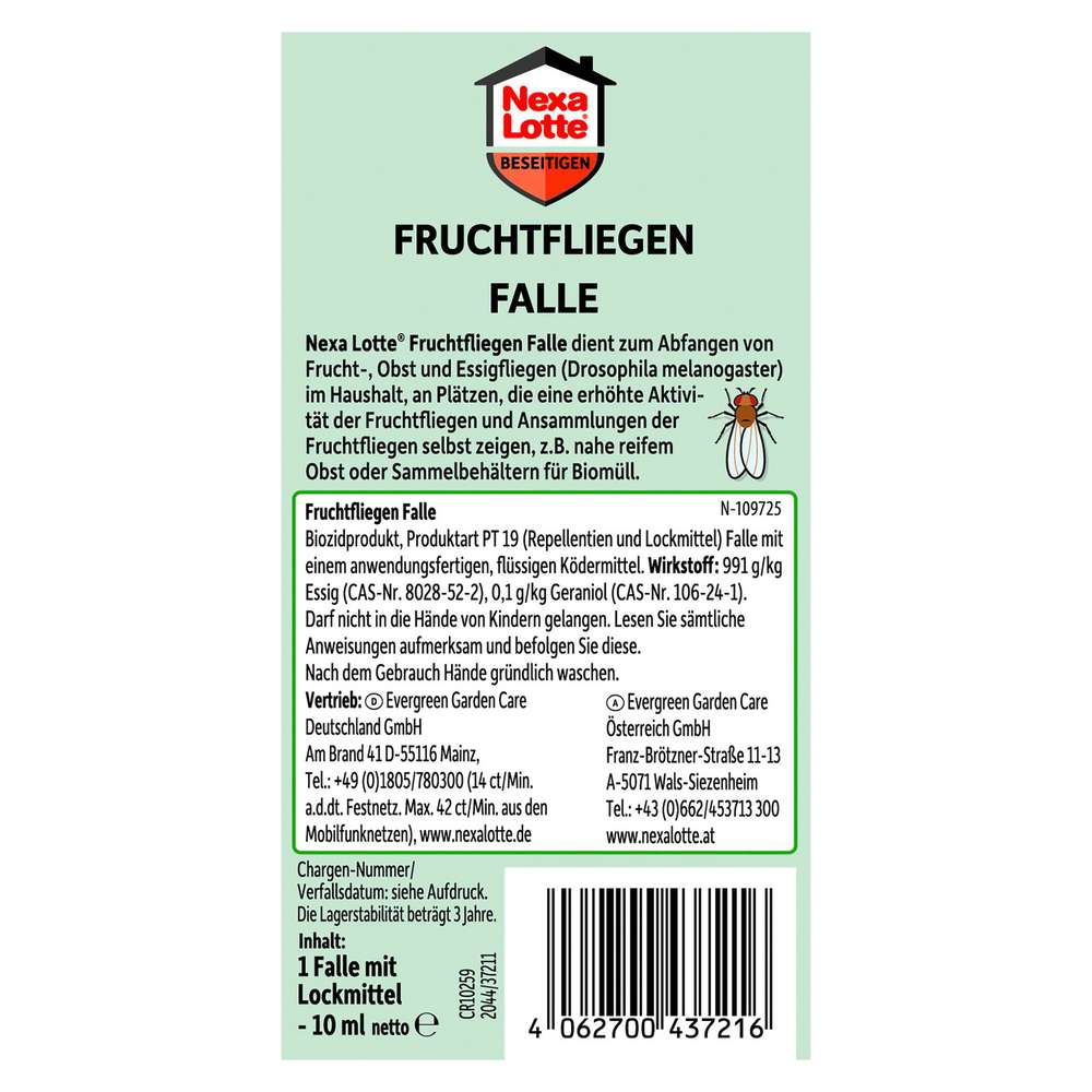 Produktabbildung Nexa Lotte Fruchtfliegenfalle