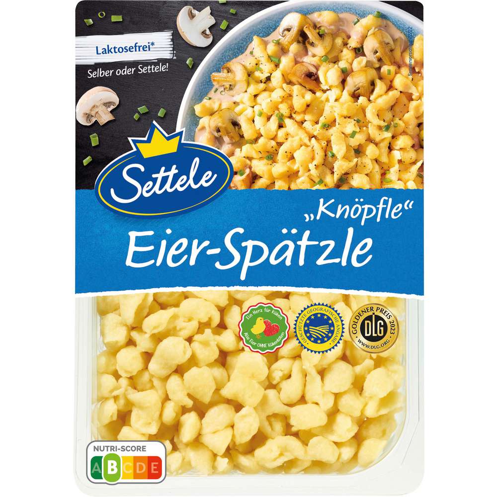 Produktabbildung Settele Eier-Spätzle Knöpfle