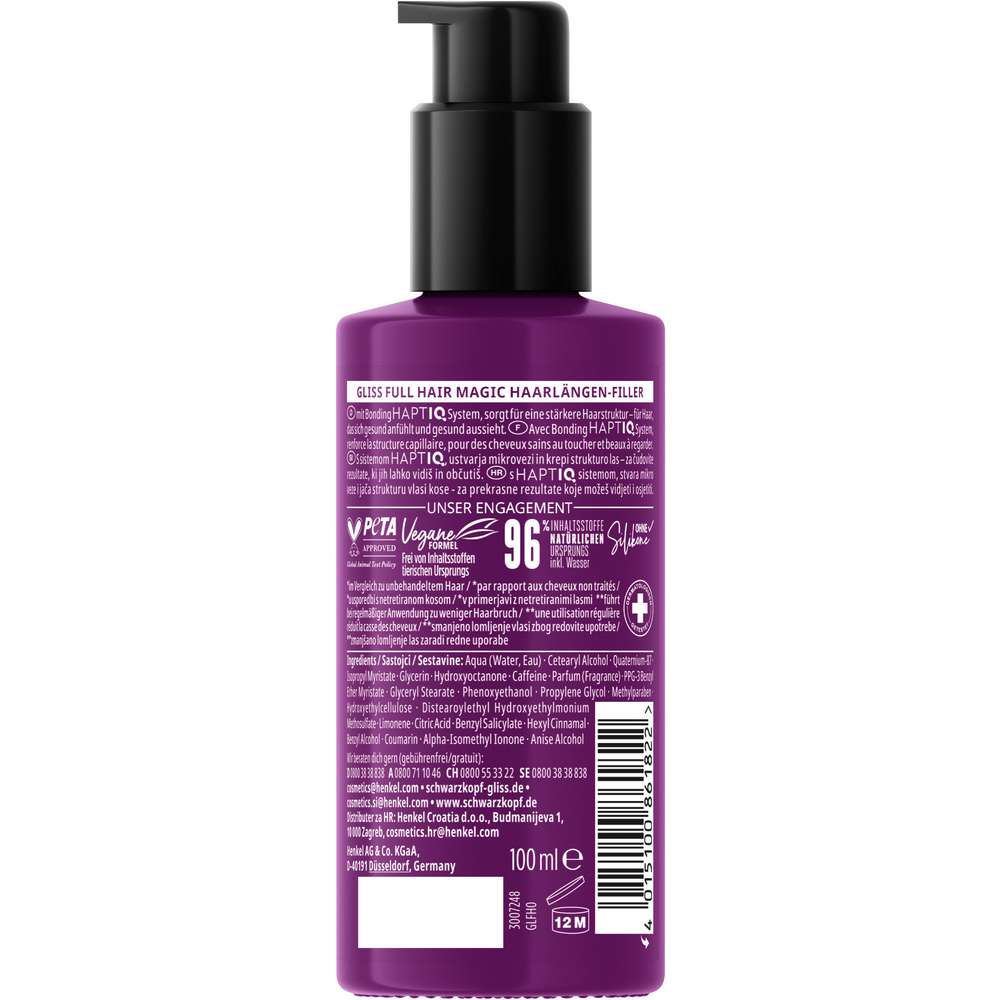 Produktabbildung Schwarzkopf Gliss Haarlängen Filler für kraftloses, brüchiges Haar
