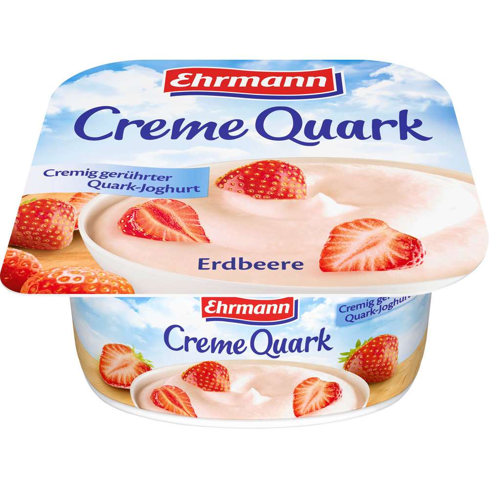 Produktabbildung Ehrmann Creme Quark, Erdbeere