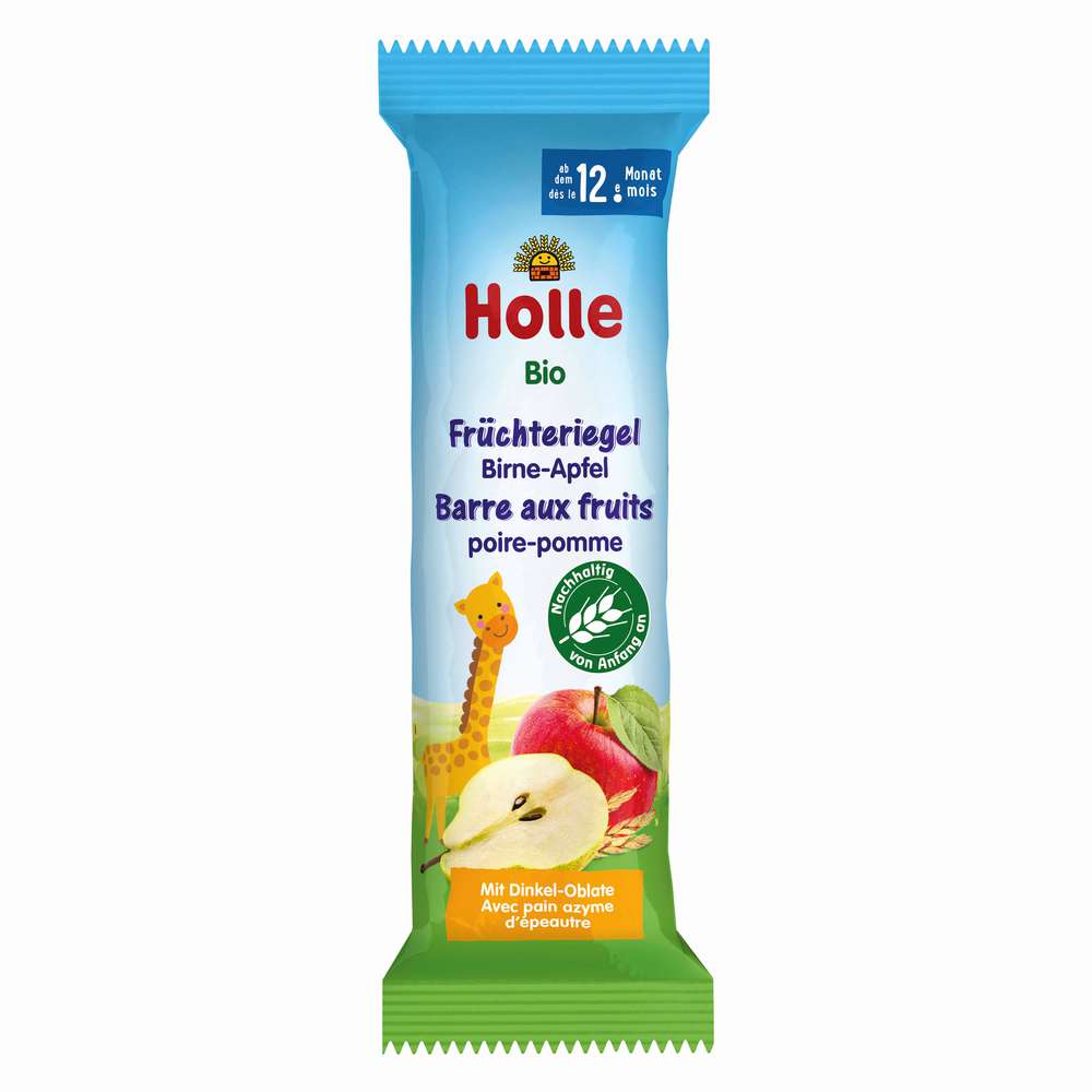 Produktabbildung Holle Bio Früchteriegel, Birne/Apfel
