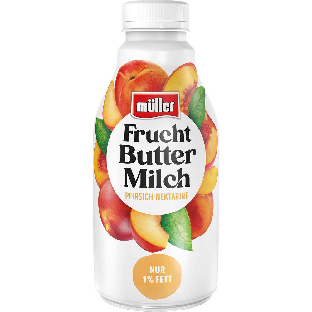 Produktabbildung Müller Fruchtbuttermilch, Pfirsich-Nektarine