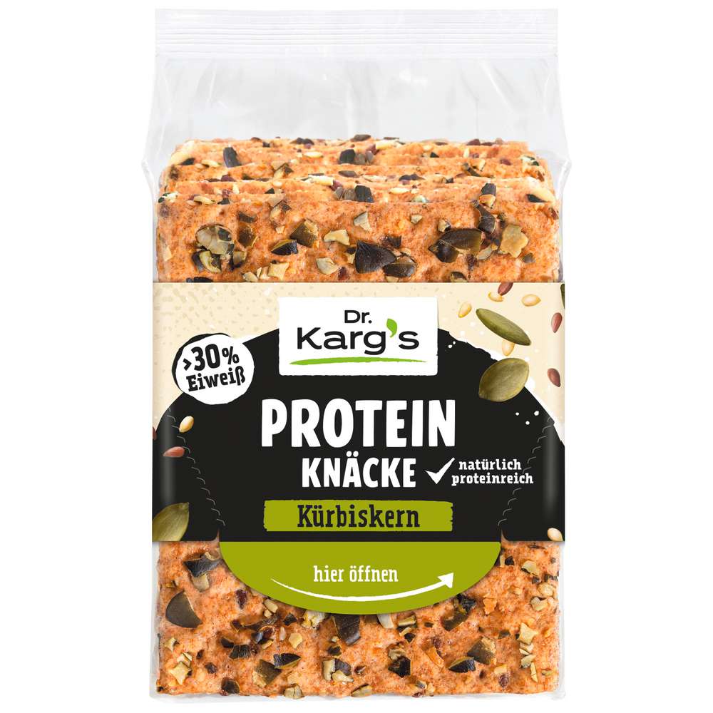 Produktabbildung Dr. Karg's Protein Knäckebrot Kürbis