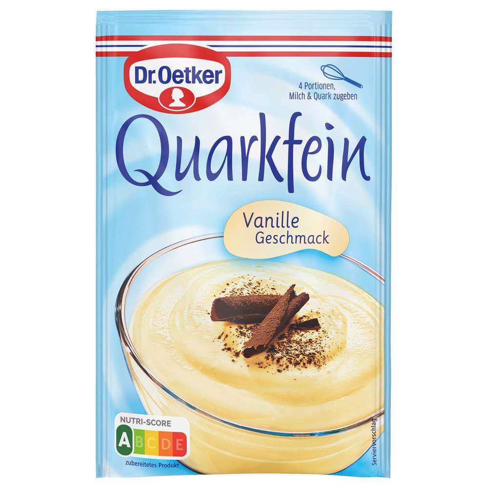 Produktabbildung Dr. Oetker Quark Quarkfein, Vanille