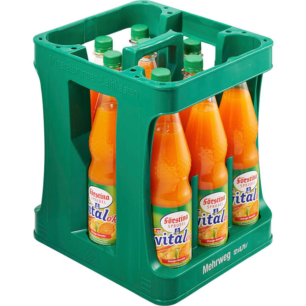 Produktabbildung Förstina Vital OK Orangen-Karotten Schorle (12x 0,750 Liter)