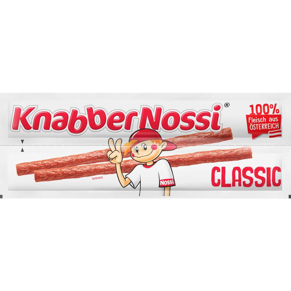 Produktabbildung Knabber Nossi Wurstsnack, Classic