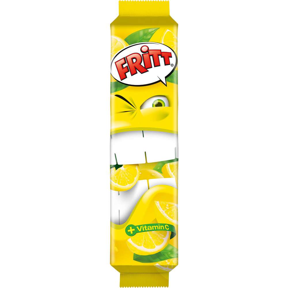 Produktabbildung Fritt Kaubonbon mit Vitamin C, Zitrone