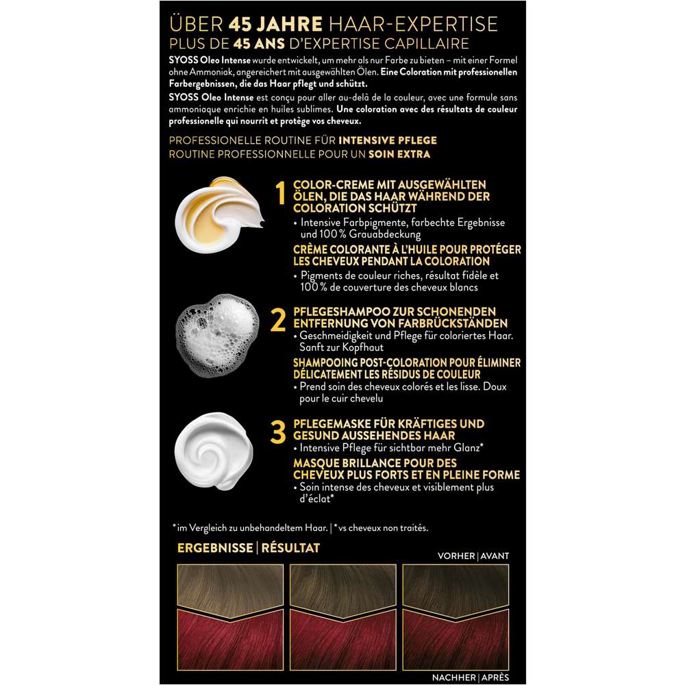 Produktabbildung Syoss Haarfarbe Oleo, 5-92 Helles Rot