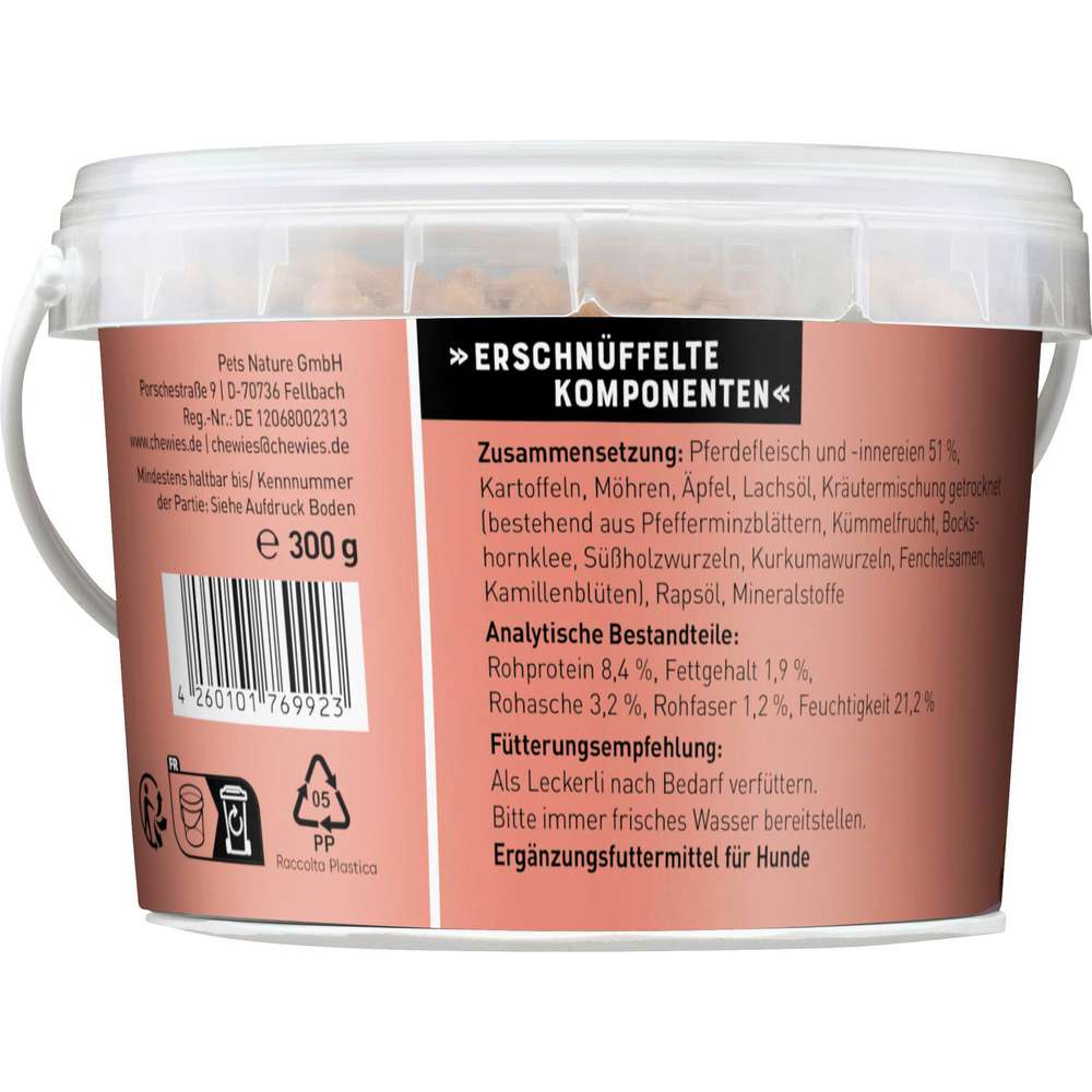 Produktabbildung Chewies Hunde-Snack Monoprotein, Pferd