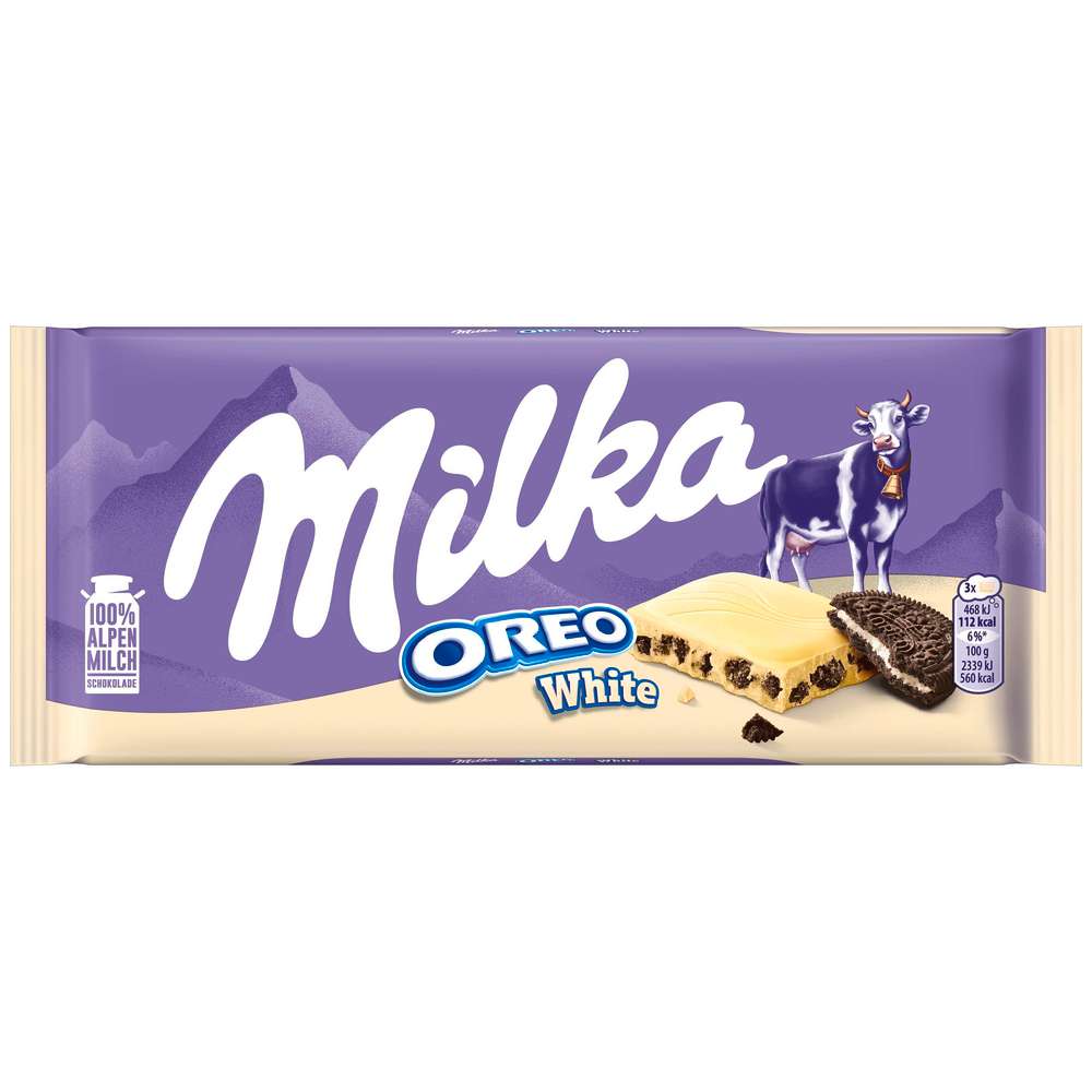 Produktabbildung Milka Tafelschokolade, Oreo white