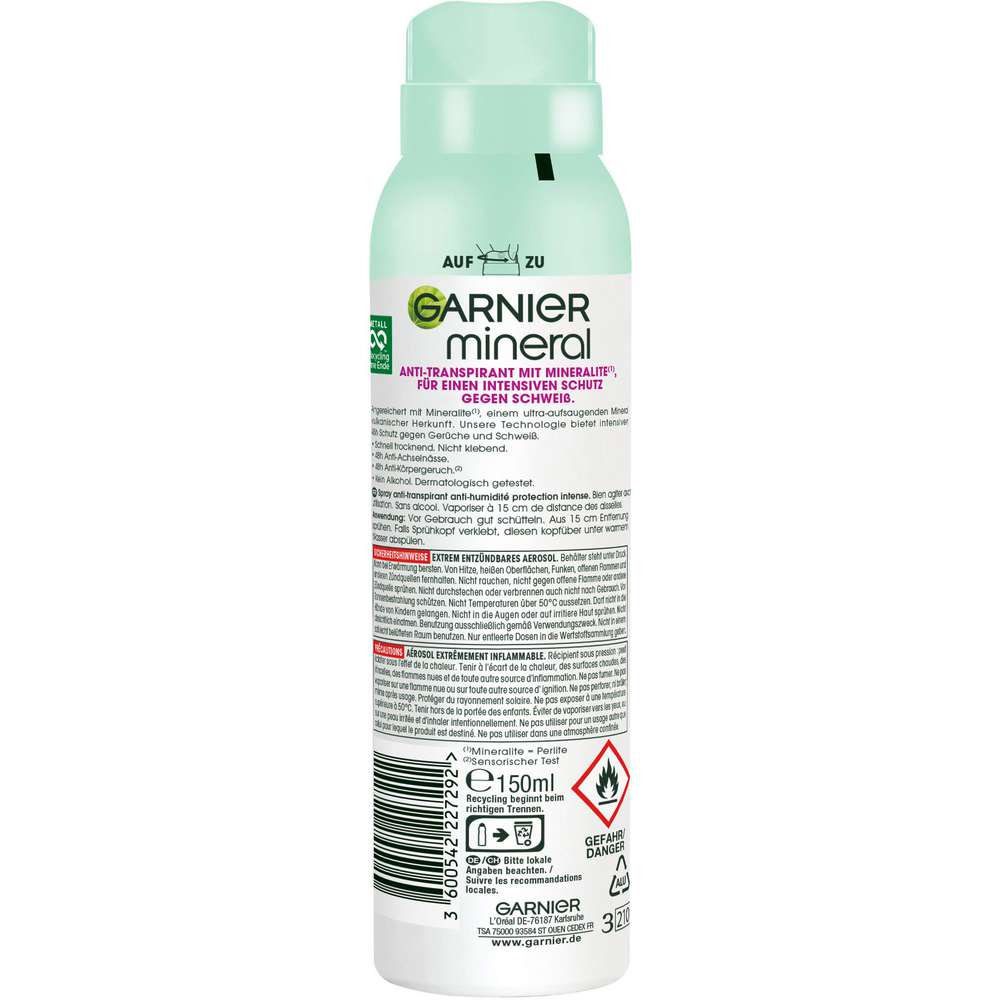 Produktabbildung Garnier Deospray Mineral, Ultra Dry