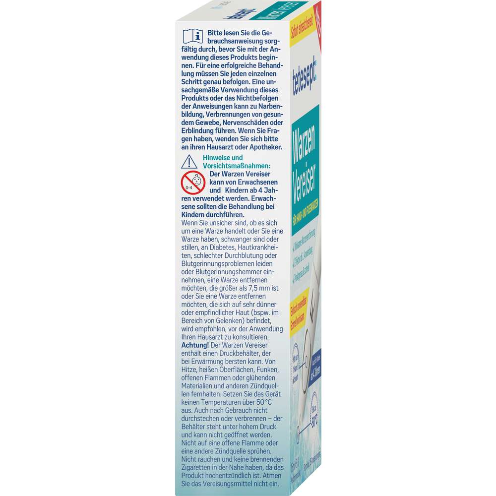 Produktabbildung tetesept Warzen Vereiser