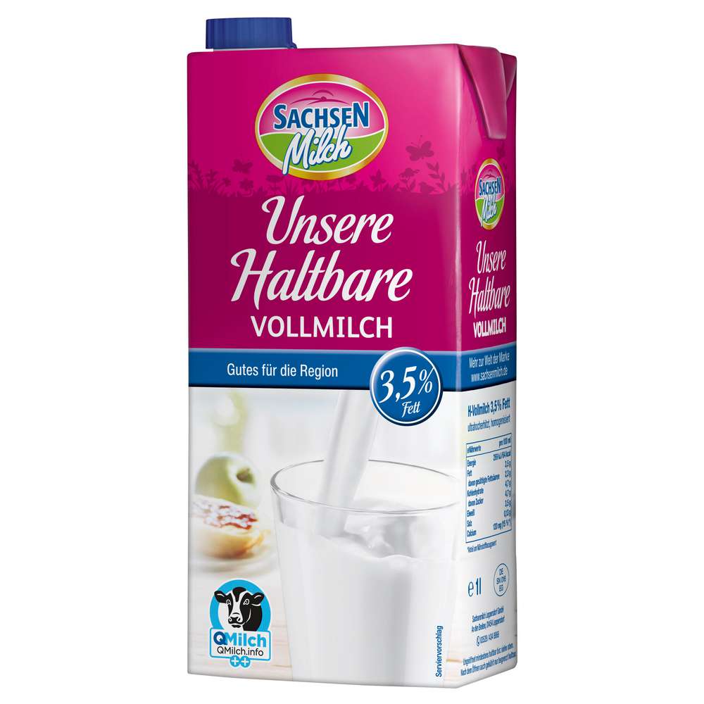 Produktabbildung Sachsenmilch H-Milch 3,5% Fett
