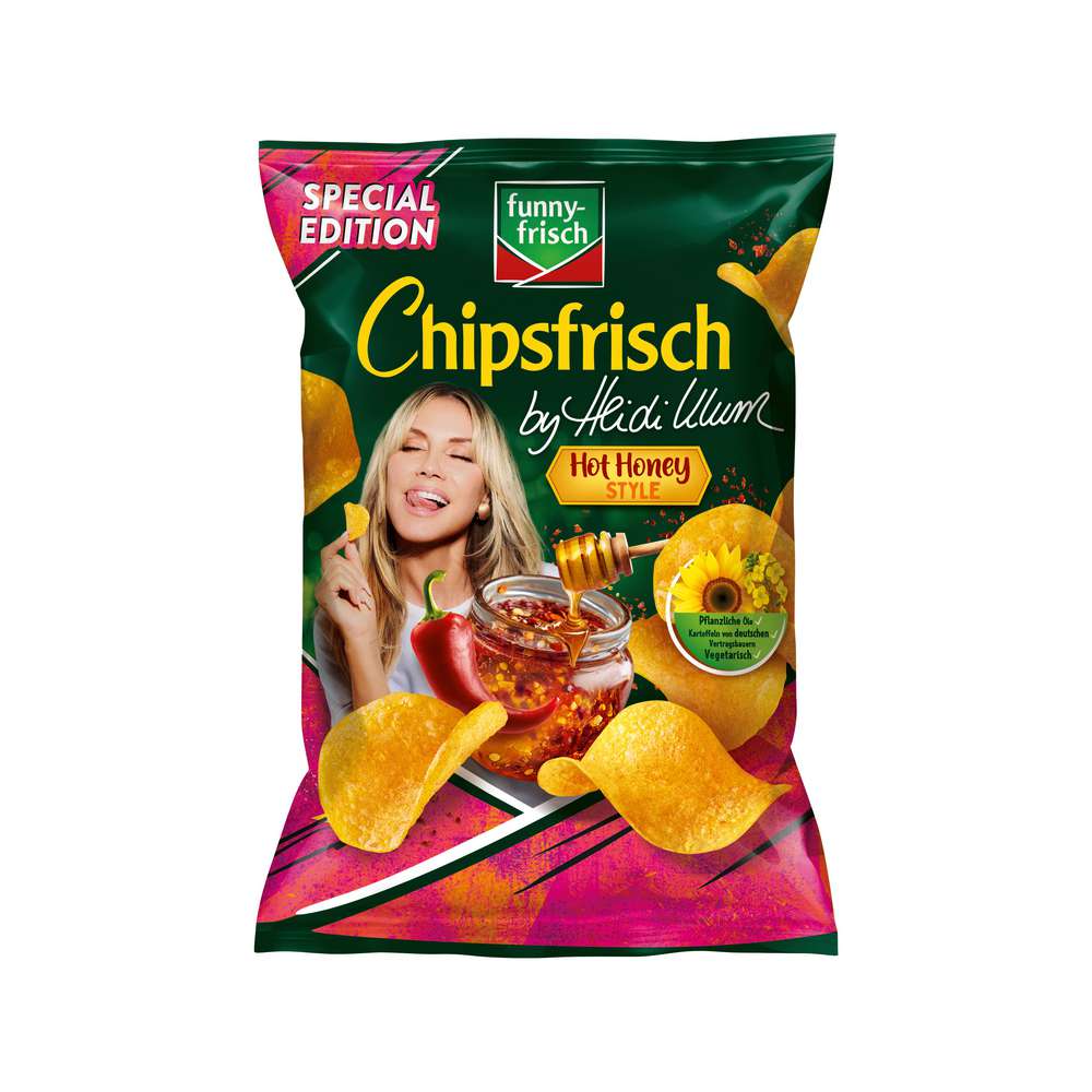 Produktabbildung funny-frisch Chipsfrisch Heidi Klum Edition, Hot Honey