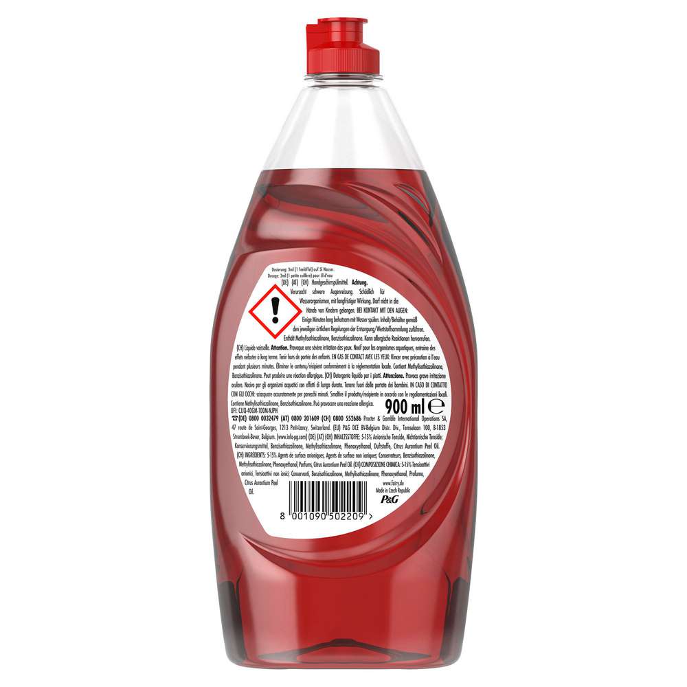 Produktabbildung Fairy Geschirrspülmittel Ultra Konzentrat, Granatapfel