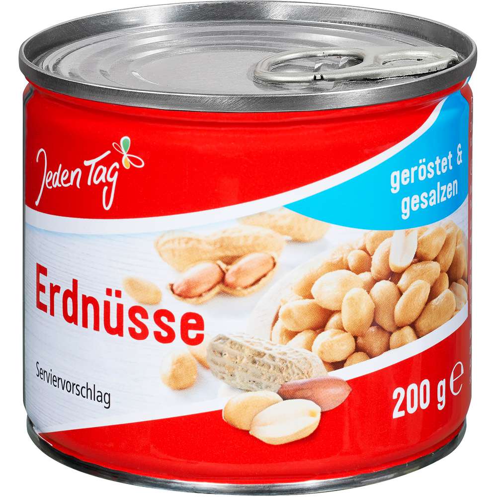 Produktabbildung Jeden Tag Erdnüsse, geröstet & gesalzen
