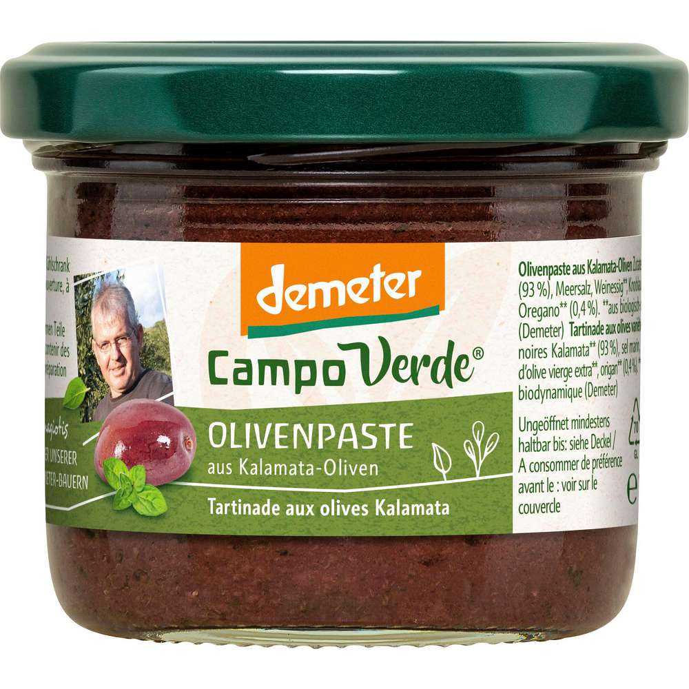 Produktabbildung Campo Verde Olivenpaste aus Kalamata Oliven