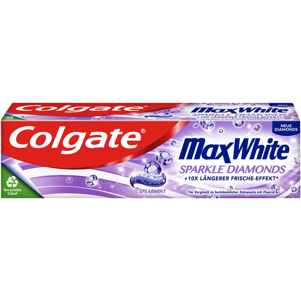 Produktabbildung Colgate Zahncreme MaxWhite, Sparkle Diamonds 