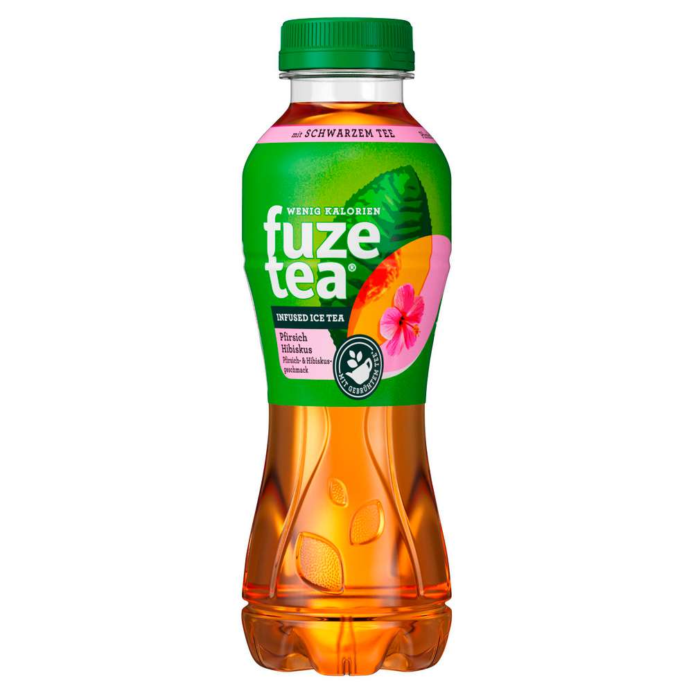 Produktabbildung Fuze Tea Eistee Schwarzer Tee, Pfirsich-Hibiskus-Geschmack