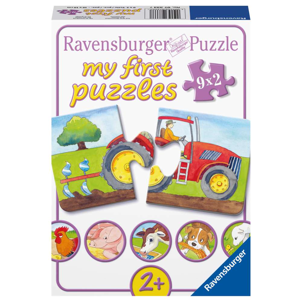 Produktabbildung Ravensburger Puzzle 9 x 2 Teile, Bauernhof