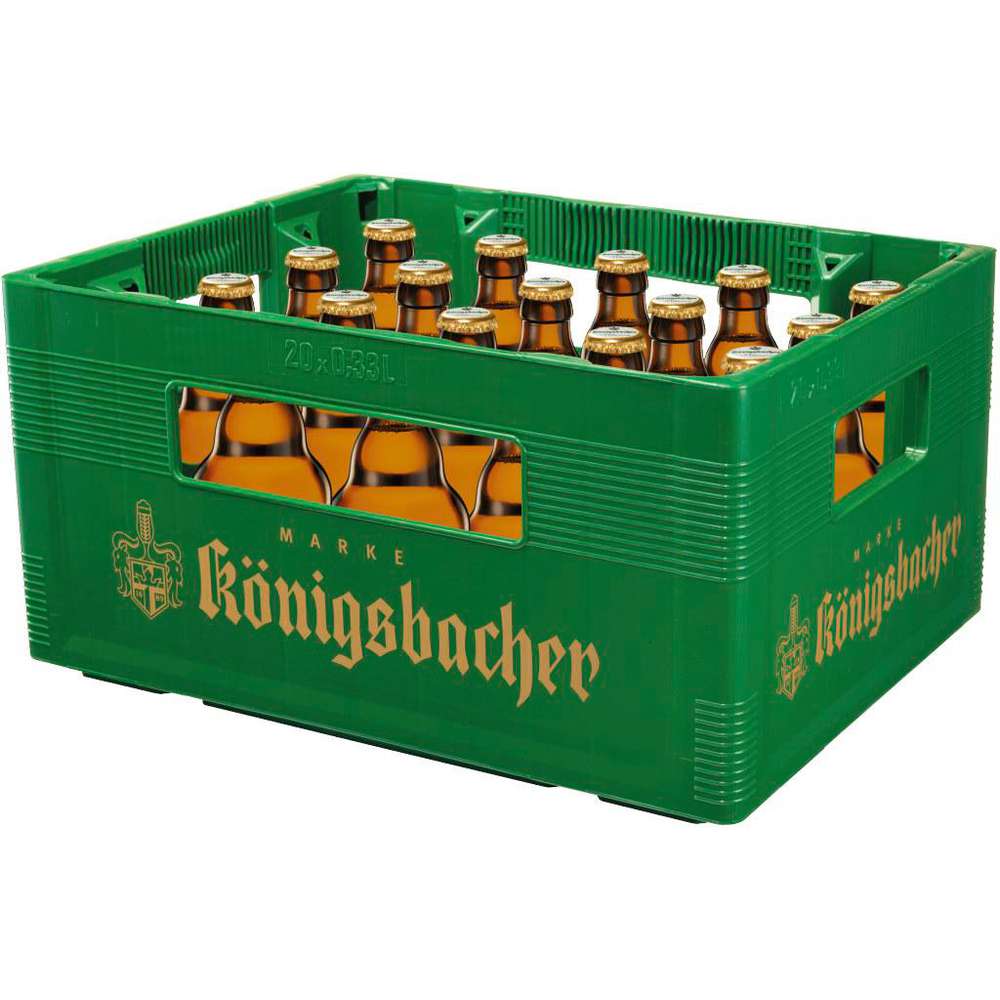 Produktabbildung Königsbacher Pilsener Bier 4,8% (20x 0,330 Liter)