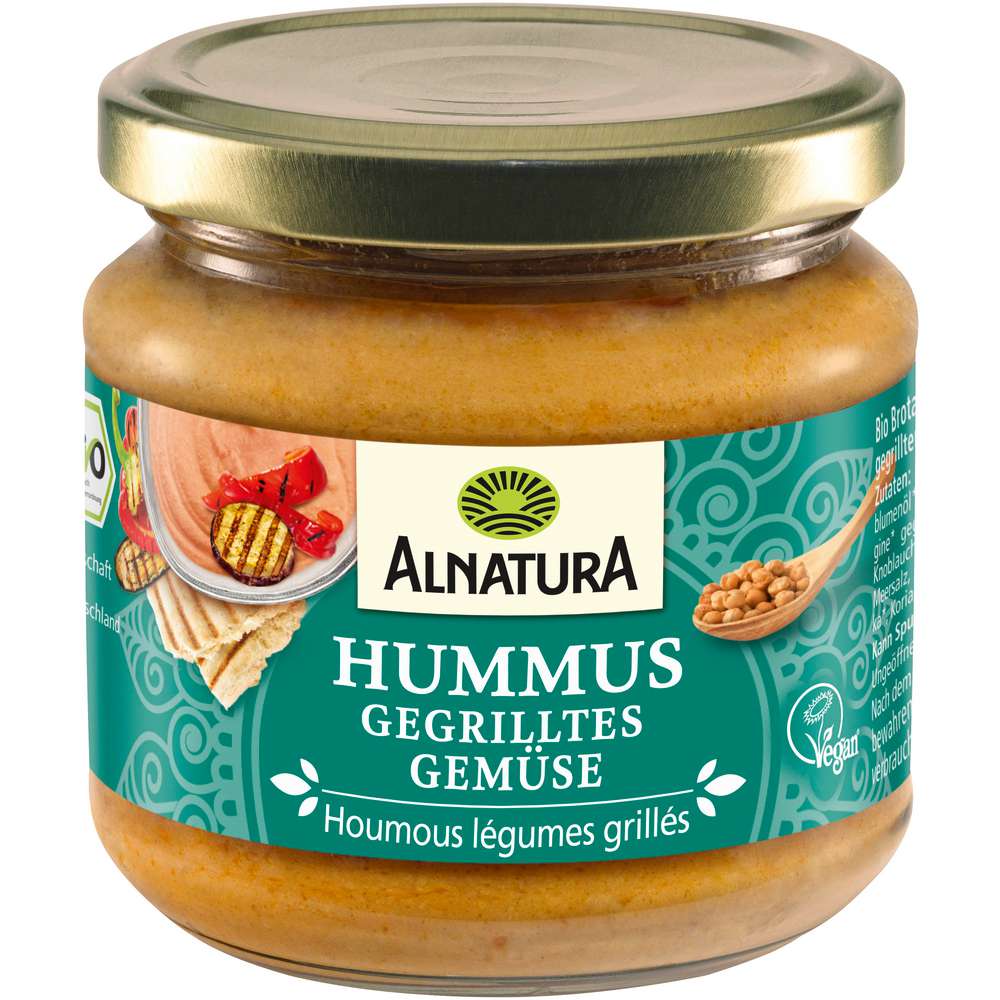 Produktabbildung Alnatura Bio Hummus, Gegrilltes Gemüse