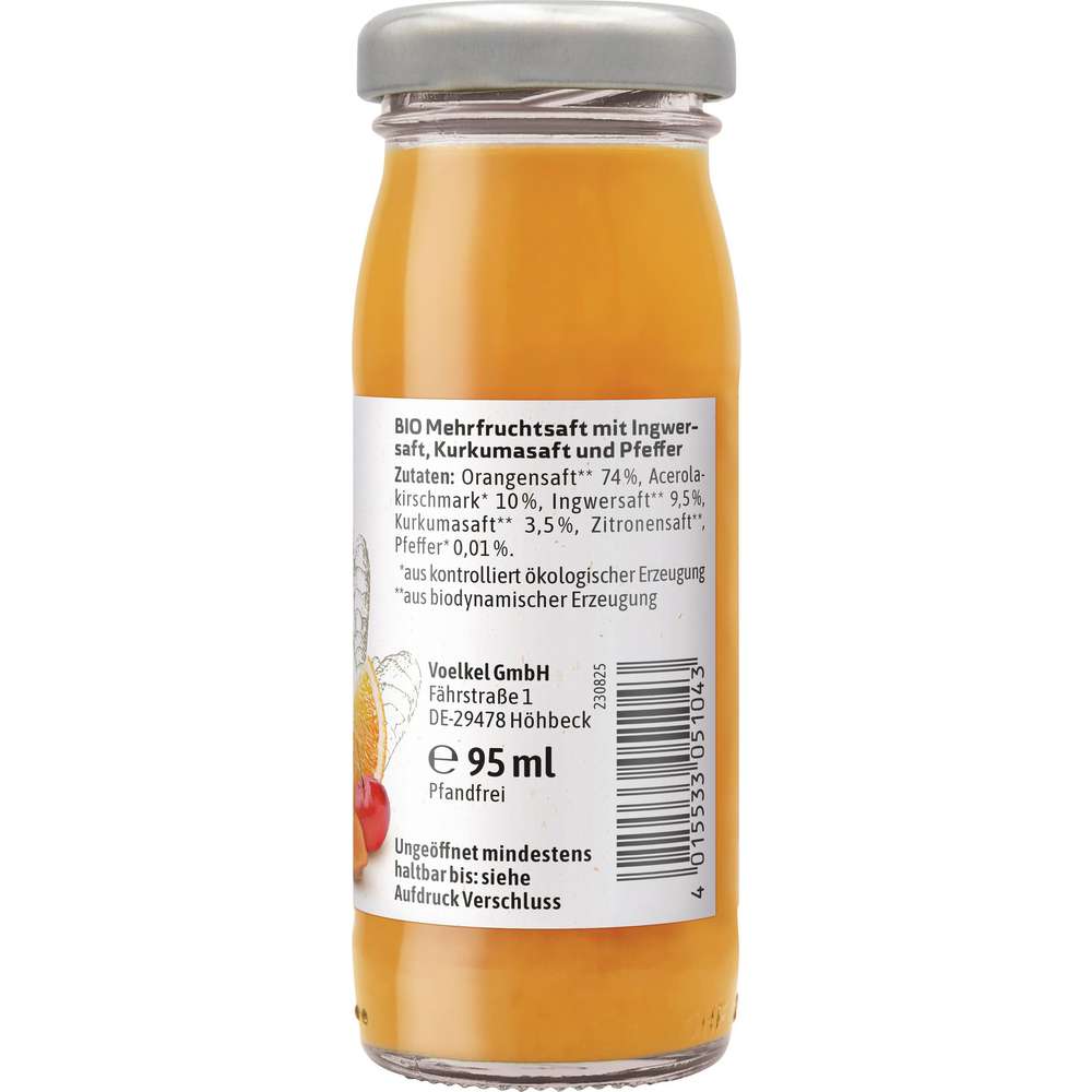 Produktabbildung Voelkel Ingwer Shot Kurkuma