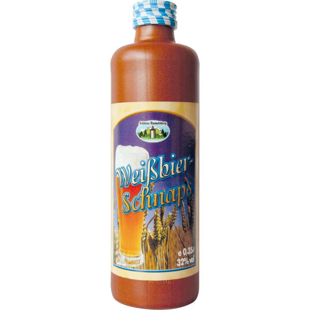 Produktabbildung Schloss Ramelsberg Weißbier Schnaps 32%