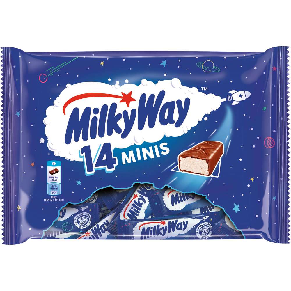 Produktabbildung Milky Way Mini Schokoriegel