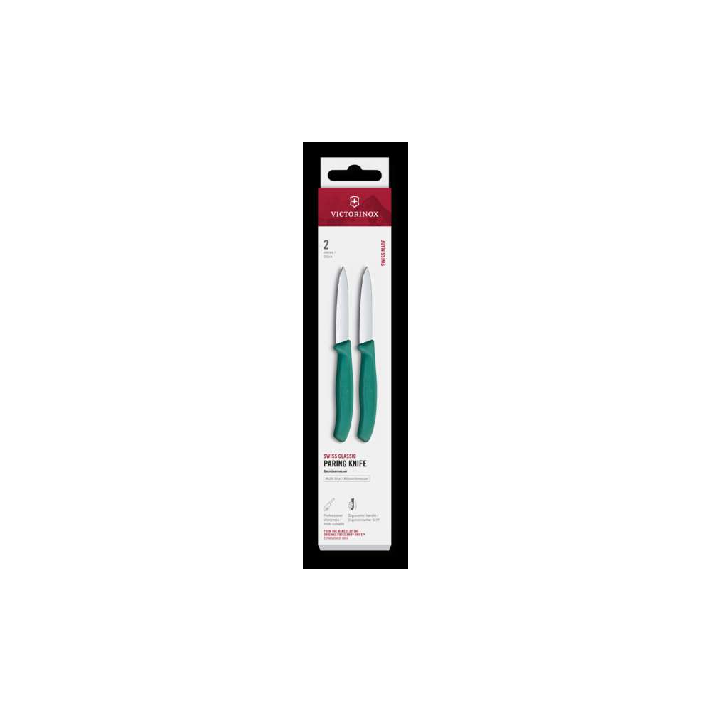 Produktabbildung Victorinox Gemüsemesser 2-teilig, grün, Swiss Classic