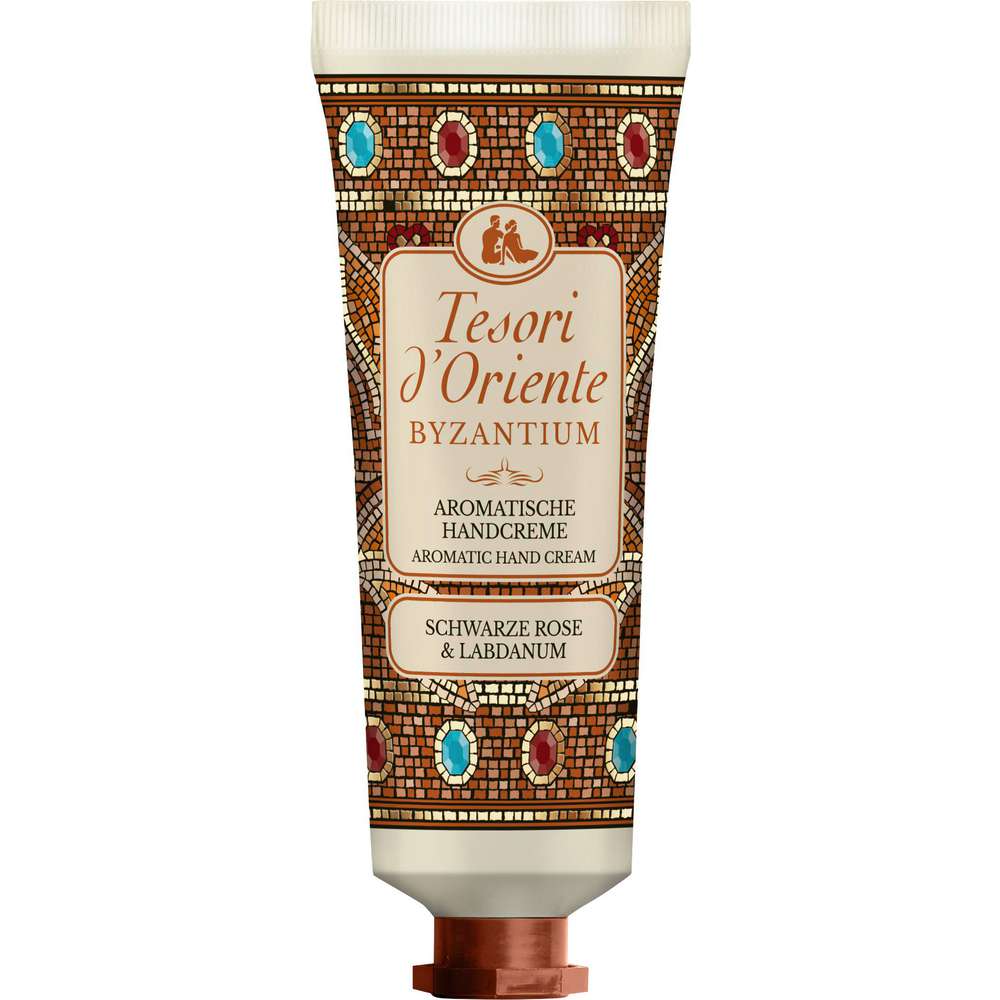 Produktabbildung Tesori d´Oriente Handcreme Byzantium, Schwarze Rose & Labdanum