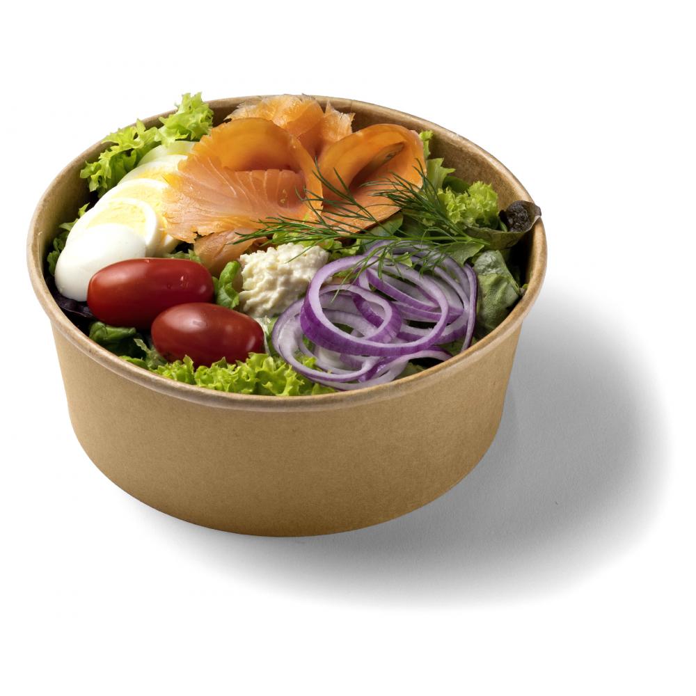 Produktabbildung keine Marke Salat mit Räucherlachs, 100 g